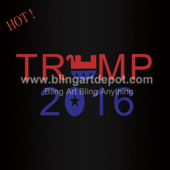 Trump 2016 Iron On Hotfix Motifs Trump 2016 Iron On Hotfix Motifs